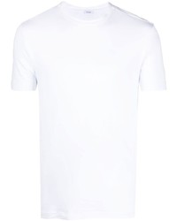 T-shirt à col rond blanc Malo