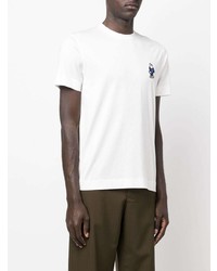 T-shirt à col rond blanc Emporio Armani