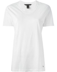 T-shirt à col rond blanc Marc by Marc Jacobs
