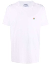 T-shirt à col rond blanc Marcelo Burlon County of Milan