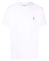 T-shirt à col rond blanc Marcelo Burlon County of Milan
