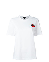T-shirt à col rond blanc Markus Lupfer
