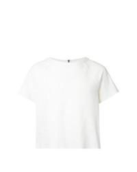 T-shirt à col rond blanc Marna Ro