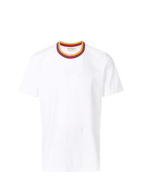 T-shirt à col rond blanc Marni