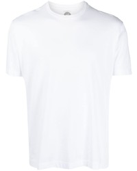 T-shirt à col rond blanc Mazzarelli