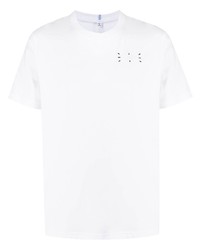 T-shirt à col rond blanc McQ Swallow