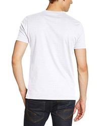 T-shirt à col rond blanc Merc of London