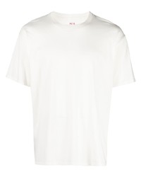 T-shirt à col rond blanc Meta Campania Collective