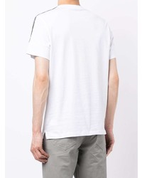 T-shirt à col rond blanc Michael Kors