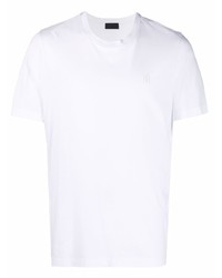 T-shirt à col rond blanc Moncler