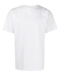 T-shirt à col rond blanc Moschino