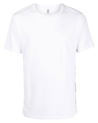 T-shirt à col rond blanc Moschino