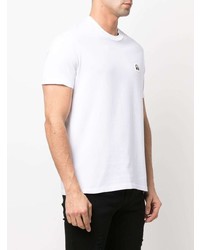 T-shirt à col rond blanc Neil Barrett