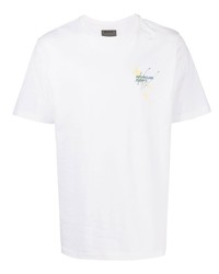 T-shirt à col rond blanc Musium Div.