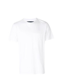 T-shirt à col rond blanc Natural Selection