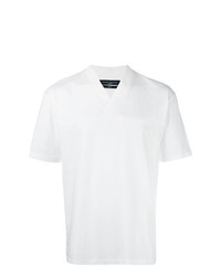 T-shirt à col rond blanc Natural Selection