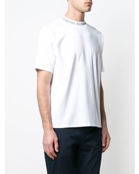 T-shirt à col rond blanc Acne Studios