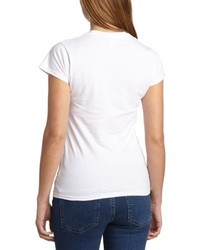T-shirt à col rond blanc NECA