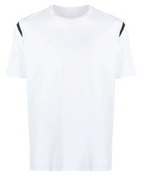 T-shirt à col rond blanc Neil Barrett