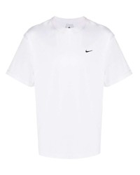 T-shirt à col rond blanc Nike