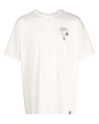 T-shirt à col rond blanc Nike