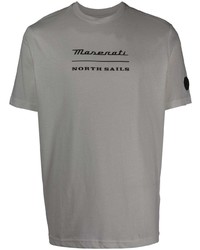 T-shirt à col rond blanc North Sails