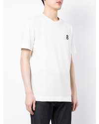 T-shirt à col rond blanc Emporio Armani