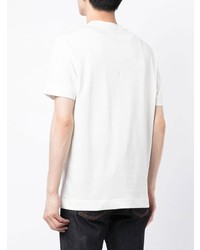 T-shirt à col rond blanc Emporio Armani