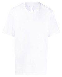 T-shirt à col rond blanc Oamc