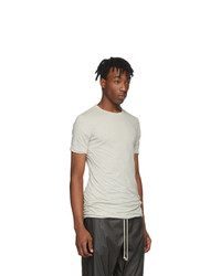 T-shirt à col rond blanc Rick Owens