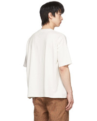 T-shirt à col rond blanc Kuro