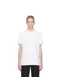 T-shirt à col rond blanc Off-White