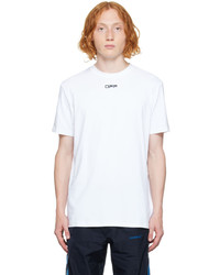 T-shirt à col rond blanc Off-White