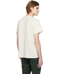 T-shirt à col rond blanc Nudie Jeans