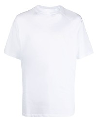 T-shirt à col rond blanc Omc