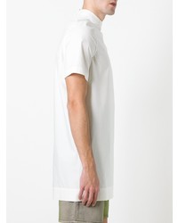 T-shirt à col rond blanc Rick Owens