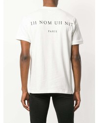 T-shirt à col rond blanc Ih Nom Uh Nit