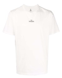 T-shirt à col rond blanc Parajumpers