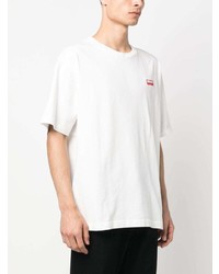 T-shirt à col rond blanc Kenzo