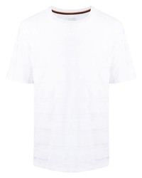 T-shirt à col rond blanc Paul Smith