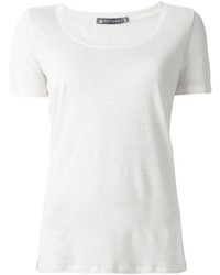 T-shirt à col rond blanc Petit Bateau
