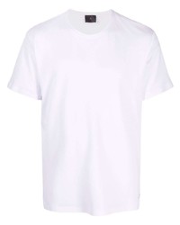 T-shirt à col rond blanc Peuterey
