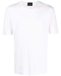 T-shirt à col rond blanc Peuterey