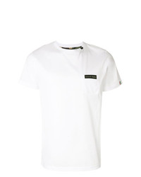 T-shirt à col rond blanc Philipp Plein