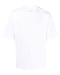 T-shirt à col rond blanc Philippe Model Paris