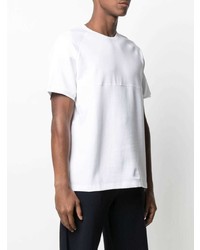 T-shirt à col rond blanc Falke