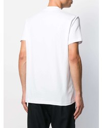 T-shirt à col rond blanc Low Brand