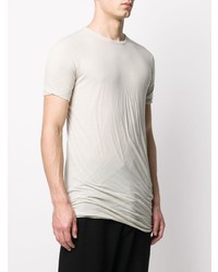 T-shirt à col rond blanc Rick Owens