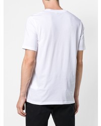 T-shirt à col rond blanc Jil Sander