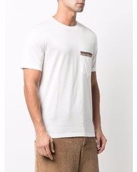 T-shirt à col rond blanc PS Paul Smith